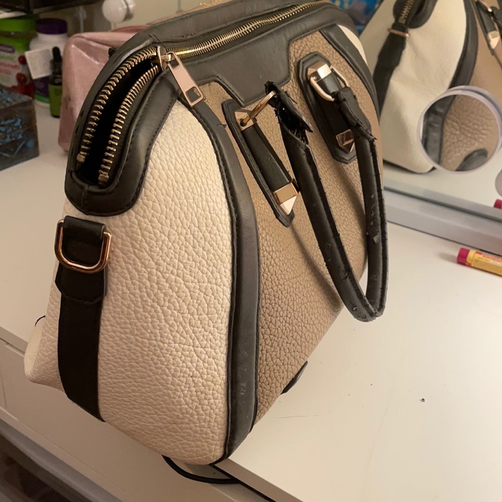 Topshop Women’s Purse Grey, Black & White